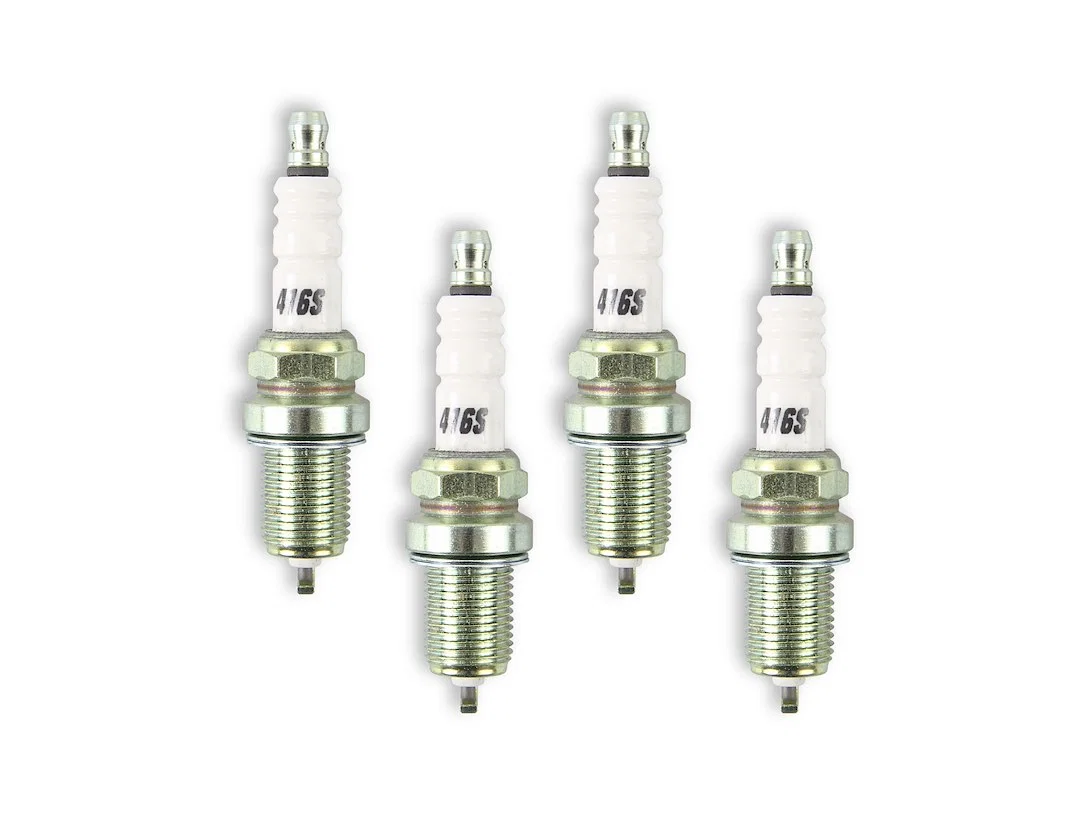 0416S-4 – ACCEL PLUGS Spark Plug, Resistor Copper Electrode Core Material Copper Electrode Tip Material Shorty Plug S...